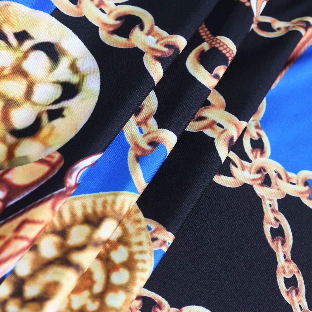 Sexy V Neck Stylish Floral Long Maxi Dresses Casual Loose Prom Party Dress Plus Size