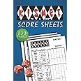Kismet Score Sheets 6x9 inches : 130 Large Score Pads For Scorekeeping.: Kismet Scoring Game Record Keeper Book
