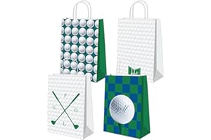 BQK 16Pcs Golf Goodie Bags Golf Themed Party Decorations Golf Party Favor Bags Golf gift bags Golf Birthday Party Supplies
