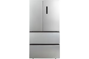 Hamilton Beach HBFR1504 Full Size Counter Depth Refrigerator with Two Freezer Drawers, 17.9 cu ft, Stainless