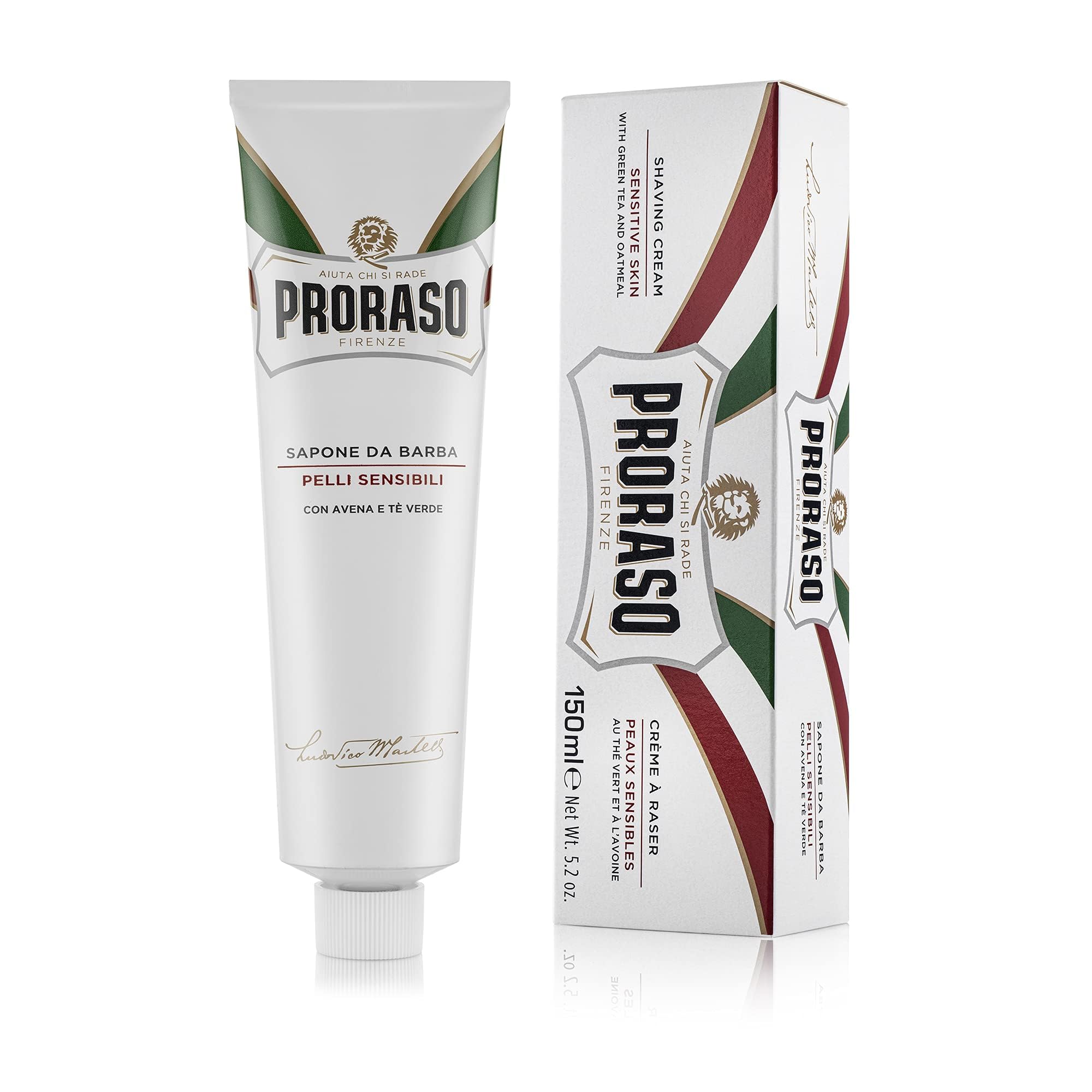 Photo 1 of Proraso Shaving Cream, Sensitive Skin, 5.2 Oz, 1 Count