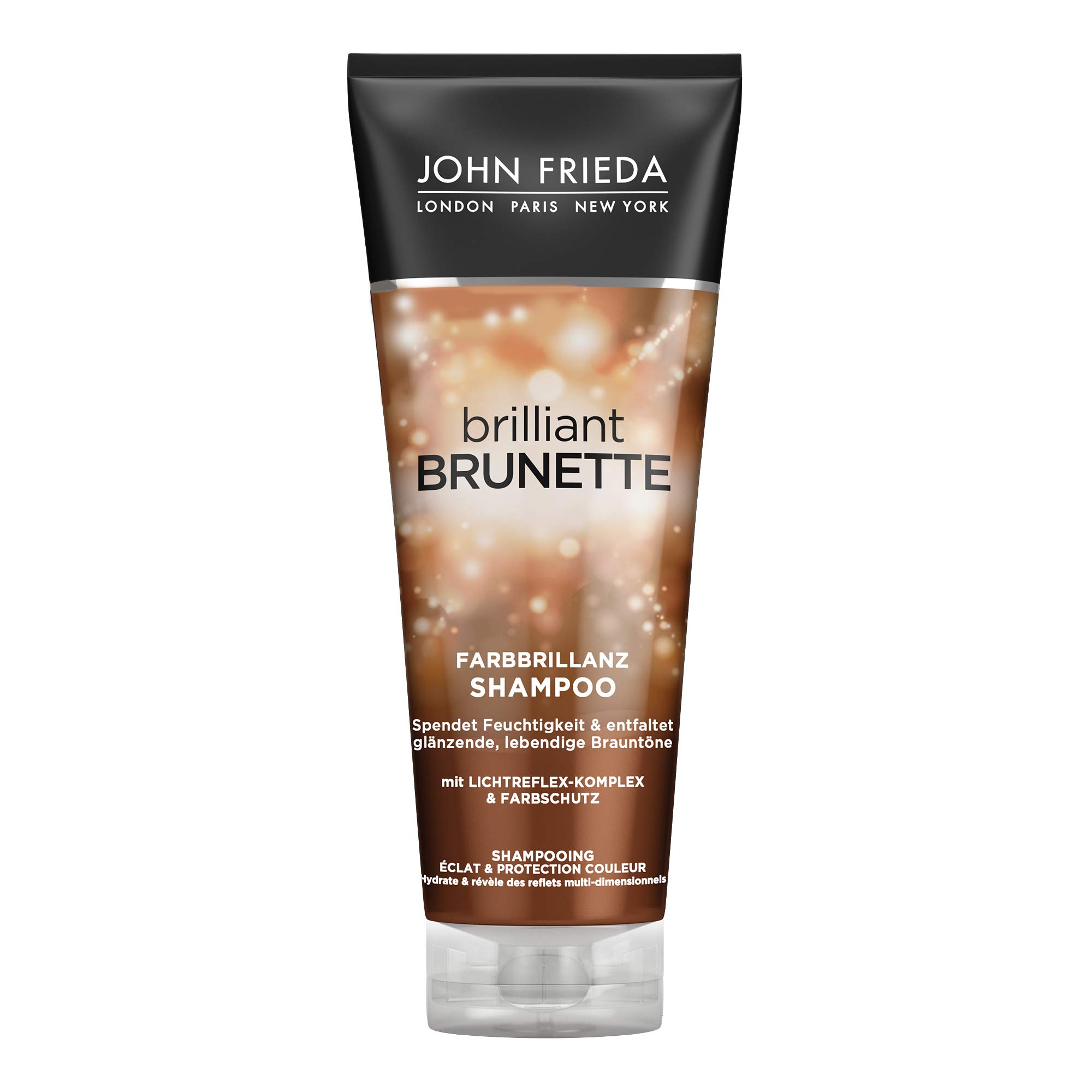 John Frieda Colour brilliance shampoo - hair type: brown, brunette - with light reflex complex and colour protection, 250 ml