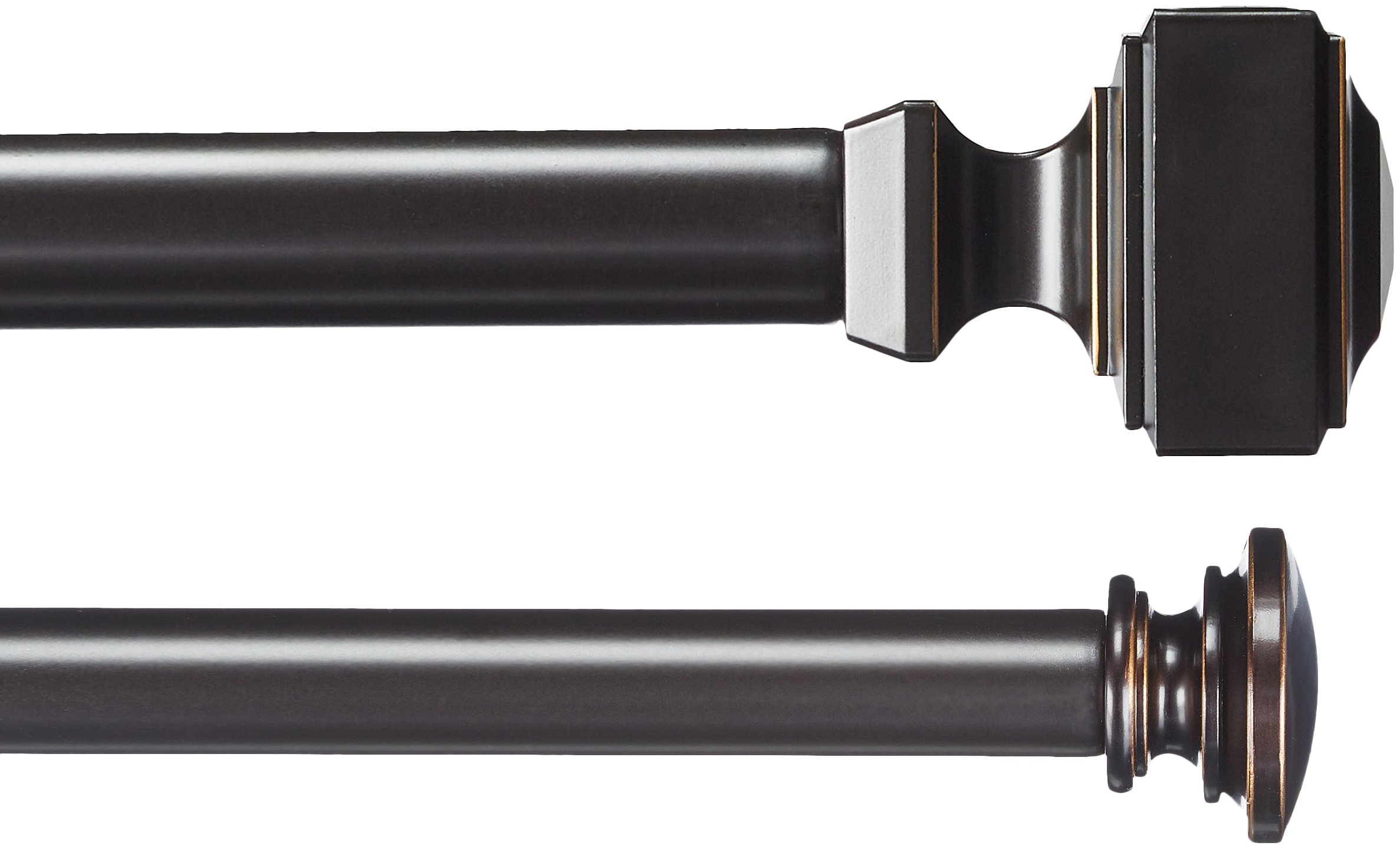 Galleon Amazonbasics 1 W Double Extendable Tension Curtain Rods