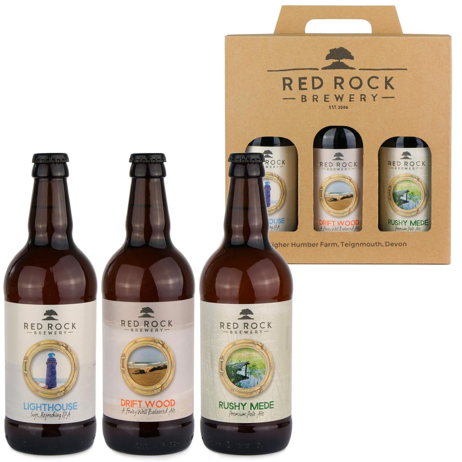 Red Rock Brewery Traditional British Ale Gift Set Three English Beers