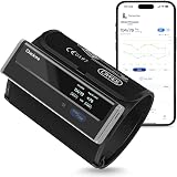 Checkme Blood Pressure Monitor for Home Use - Upper Arm Bluetooth BP Machine, Accurate Readings in 30 sec, App Enabled for iOS & Android, Stores 50 BP Readings, Black