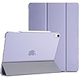 ProCase for iPad Air 13 Inch Case M3 2025/M2 2024, Slim Smart Cover iPad 13 Air M3 M2 Case with Translucent Hard Shell Back, Supports Touch ID, Auto Wake/Sleep -Purple