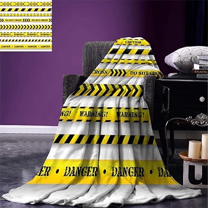 NAID Manta Amarilla de Tiras Disposición de Cintas de precaución