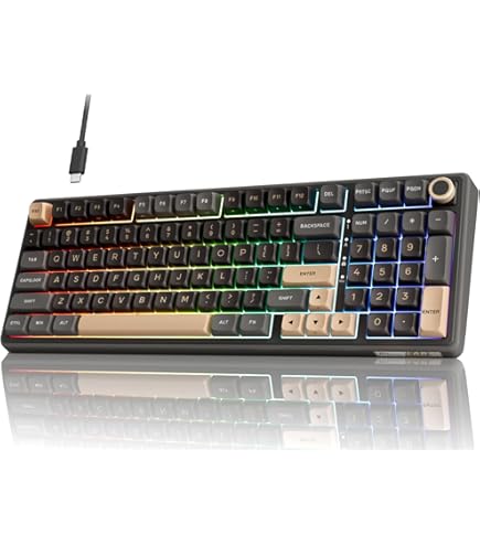 Amazon.com: RK ROYAL KLUDGE R87 Pro Wired Mechanical Keyboard with