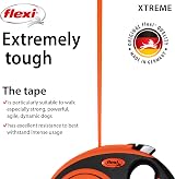 flexi Xtreme S Tape 5 m Black/Orange Retractable Dog Leash up to 20 kg view 3