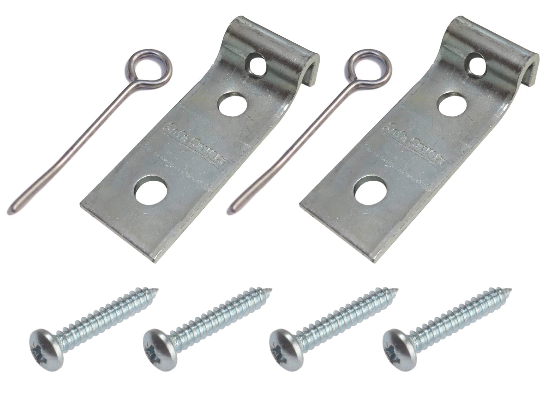 Taskar Sofa Zig Zag Spring Repair Brackets (2 Pack) Silver