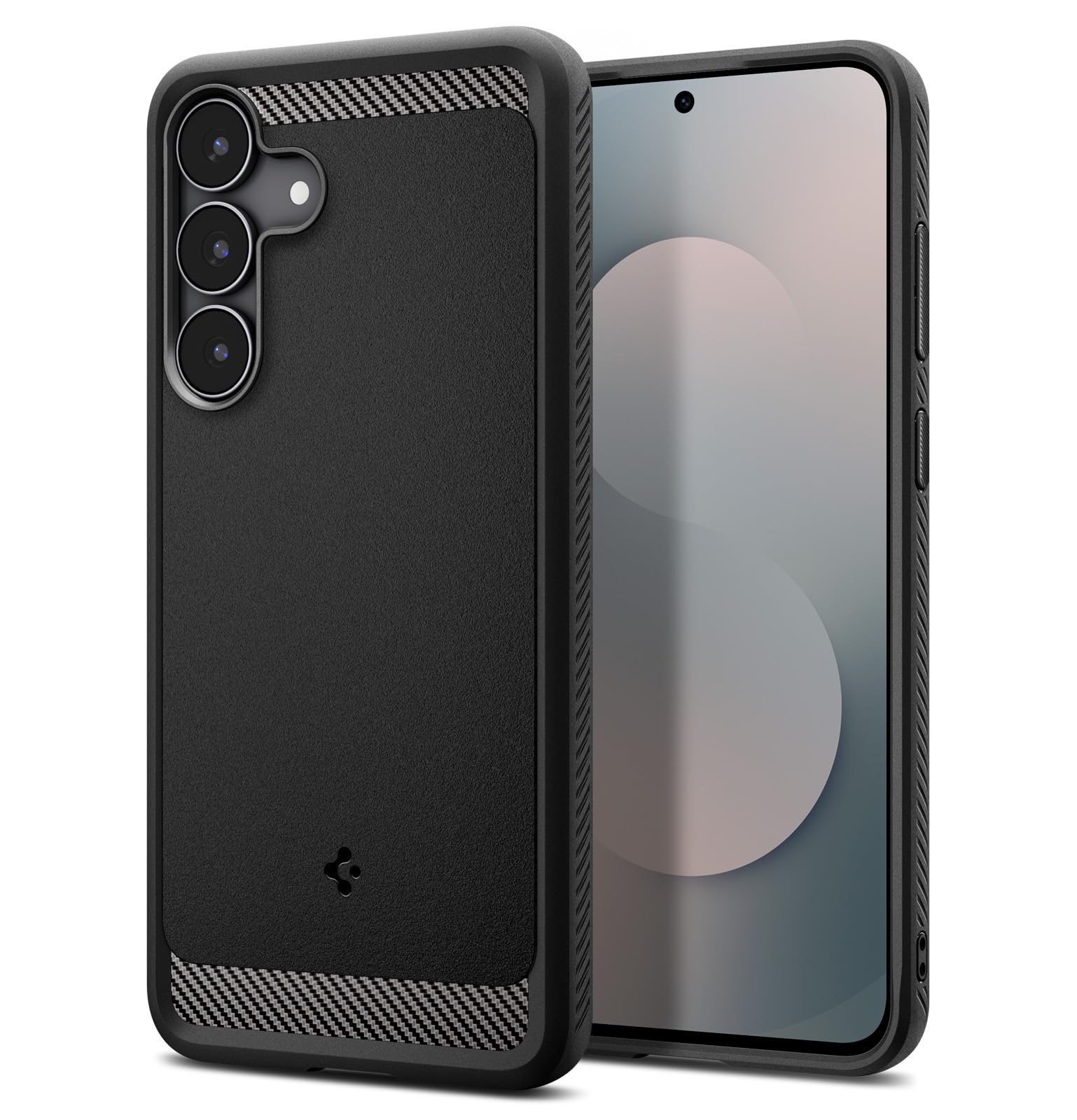 Spigen for Galaxy S25 FE Case, Rugged Armor (2025) [No Magnet Ring] [Military-Grade Protection] - Matte Black