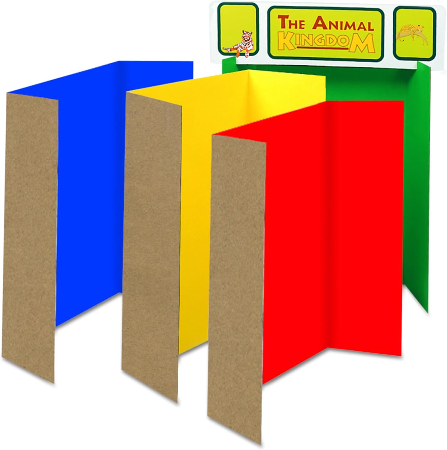 Pacon 37654 Spotlight Corrugated Presentation Display Boards, 48 x 36, Assorted (Case of 4) : Presentation And Display Boards : Office Products