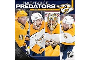 TURNER SPORTS Nashville Predators 2026 12X12 Team Wall Calendar (26998011946)