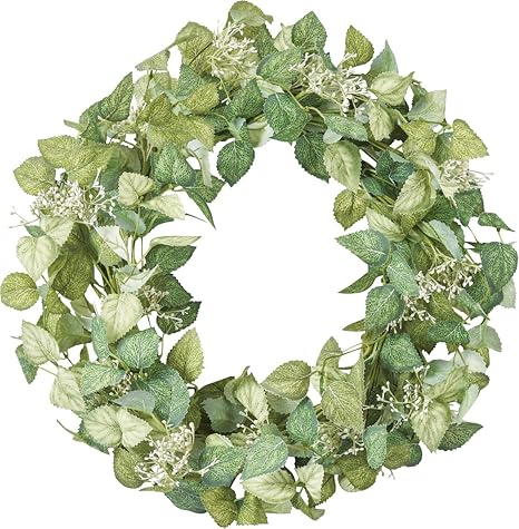 Amazon Asca 造花ミニリーフリース グレイグリーン 45 45cm A 063g 造花 オンライン通販