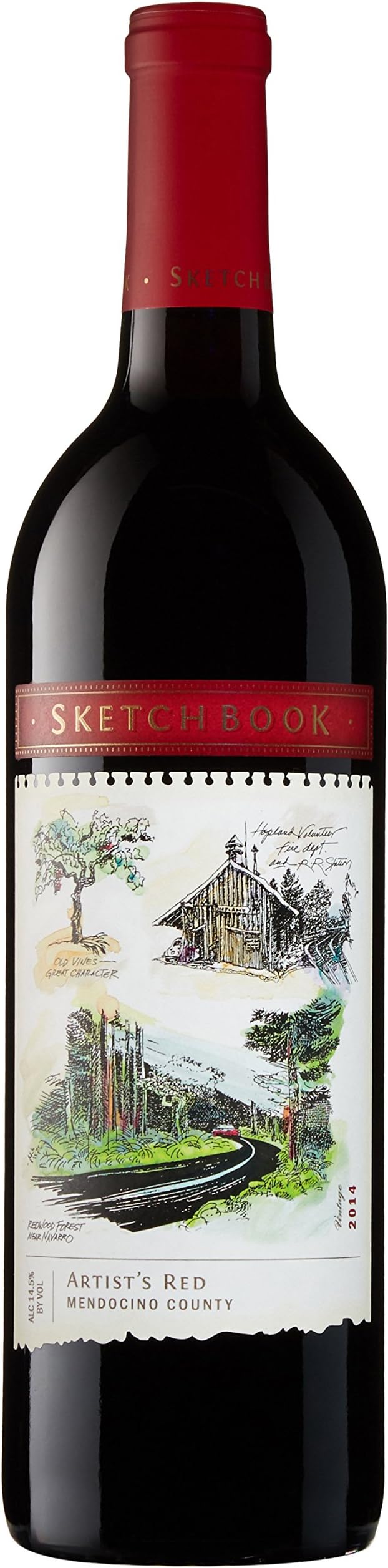 2014 SketchBook Artists Red Mendocino County Red Blend 750 mL Wine