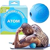 RAD Atom Myofascial Release Ball - Extra Firm Therapy Tool for Back Pain, Shoulders, Glutes, Hamstring, Traps & Pecs - Deep T