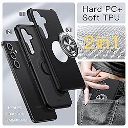 Anqrp Hidden Series Galaxy S24 Case 5G,[No Fall-Off