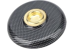 TIIYEE Cello Antislip Mat, Portable Non Slip Cello Endpin Rest Holder Cello Rock Stop Pad Spike Floor Protector with Plastic and Metal Holder Rockstop Musical Instrument Accessories for Beginner(black)