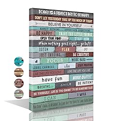 Istrion Inspirational Wall Art Framed Canvas 12 x