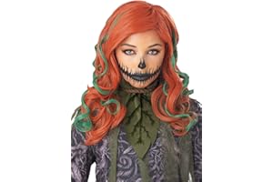 California Costumes Girls Pumpkin Vines Wig, Auburn/Green, one Size