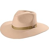 Wide Brim Wool Felt Fedora - Charlie 1 Horse