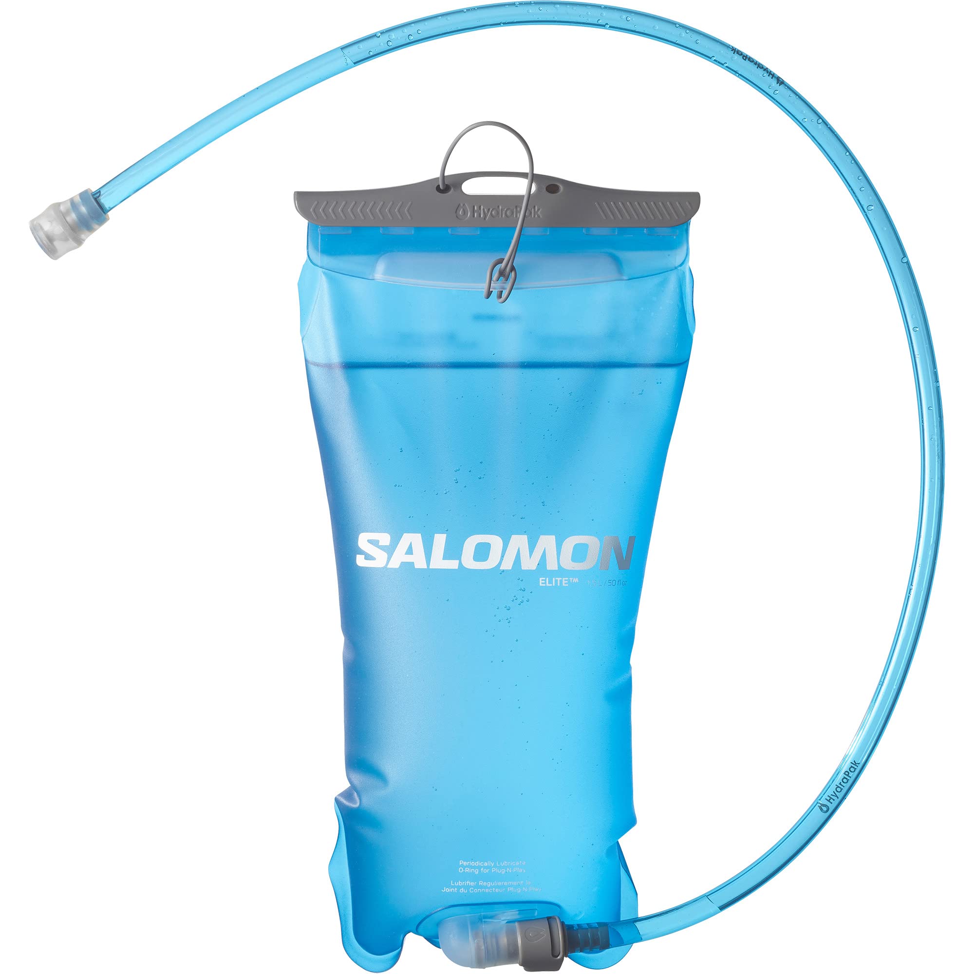 Salomon Soft Reservoir 1.5l Unisex Hydration accessory, Short underarm routing, Comfort, Easy to use, Clear Blue
