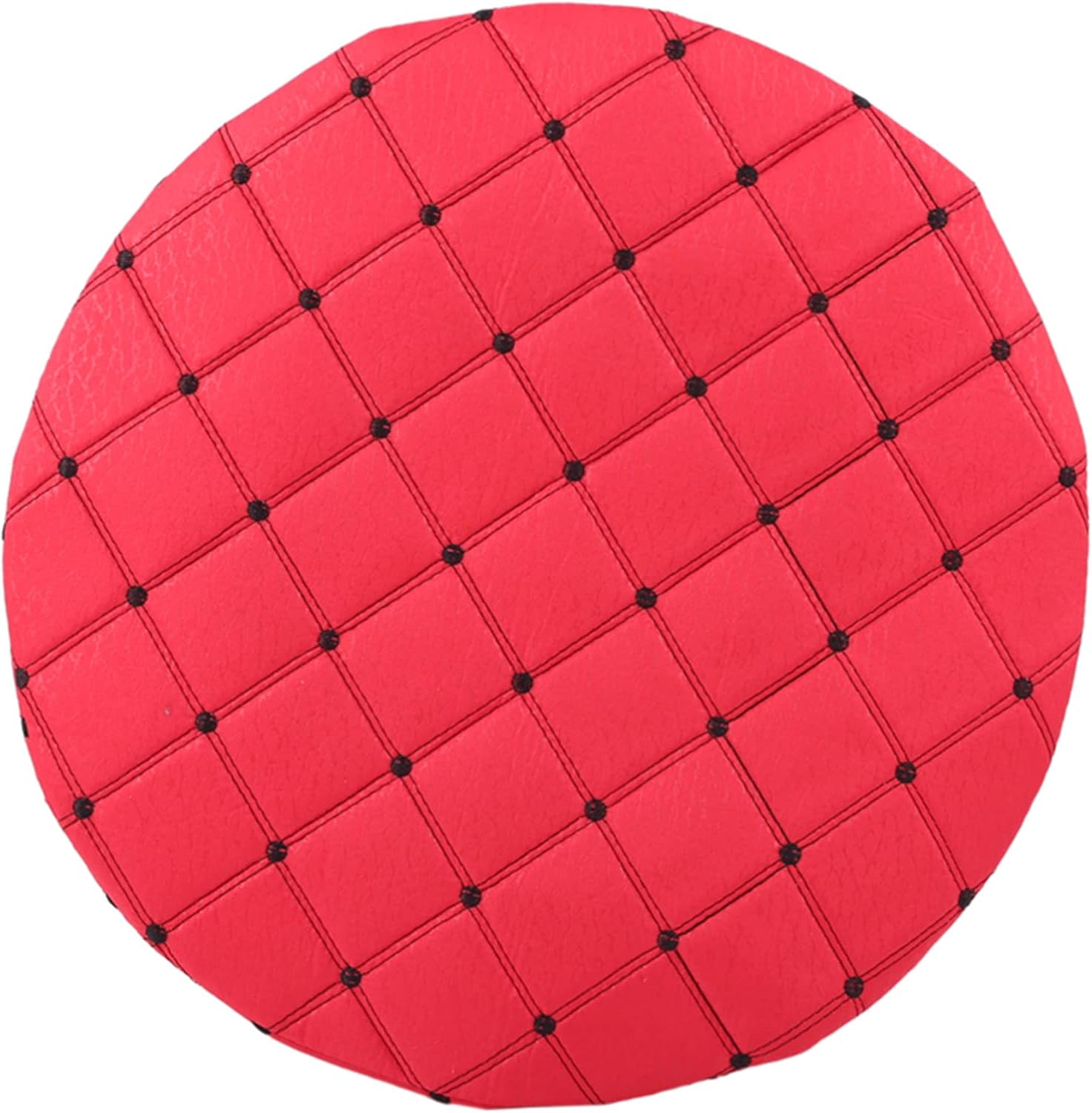Aiasiry Round Stool Cover Soft Bar Stool Covers Plaid Pattern Seat