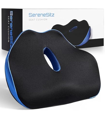 Amazon.com: SERENESITZ Orthopedic Seat Cushion, Ergonomic Memory