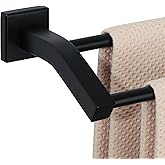 Alise Bath Double Towel Bars,Towel Holder Towel Racks for Bathroom Lavatory,24 Inch SUS304 Stainless Steel Towel Hanger Towel Rail Wall Mount,Matte Black