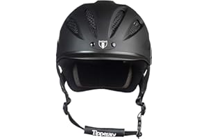 TIPPERARY EQUESTRIAN Horse Riding Helmet - Sportage - Lightweight Cooling Horseback Riding Apparel - Safety Helmet with Superior Ventilation and Air Flow