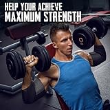 EVO Fitness Elbow Support Wraps 47 inch – Breathable Cotton Elastic view 6