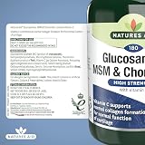 Natures Aid Glucosamine MSM Chondroitin with Vitamin C 180 Tablets High Strength view 8