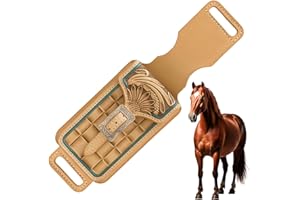 Western Phone Holster | Equestrian Equipment | Saddle Leather Phone Pouch,for Riders Equestrians Ranchers Horse Trainers Comp