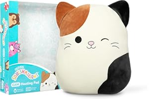 WHAT DO YOU MEME? Squishmallows Cam The Cat by Relatable, Microwavable Heating Pad for Period Cramps, Great Gift Idea for Loved Ones of All Ages, The Perfect Stocking Stuffer for Teens, or Fun Holiday Gift