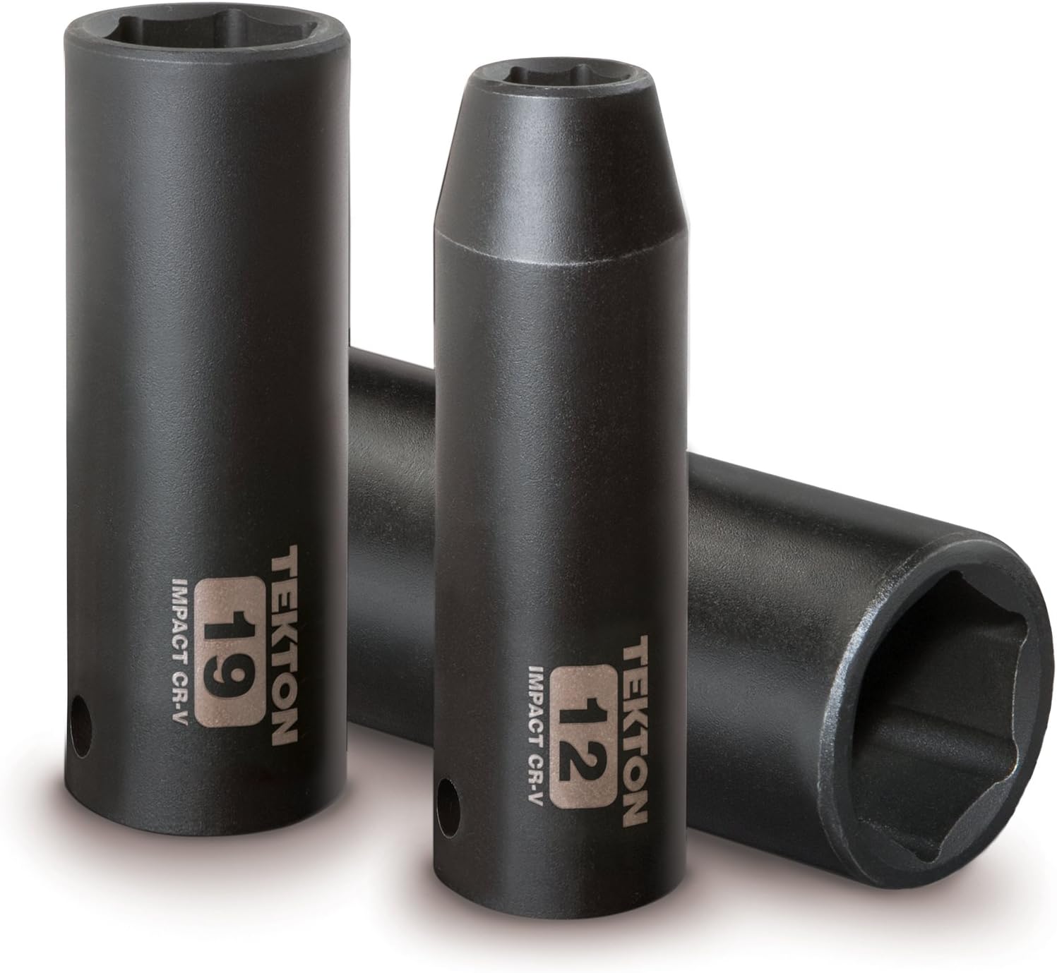 TEKTON 1/2 Inch Drive Deep 6-Point Impact Socket Set, 15-Piece (10-24 mm) | 4883: Home Improvement