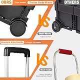 NORTHERN STONE Folding Shopping Trolley Cart with Telescopic Alu Handle view 7