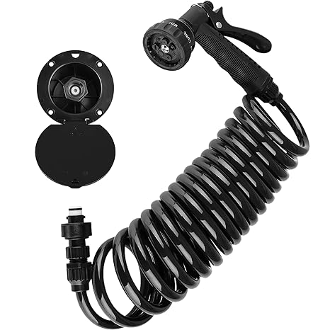 Rv Parts Accessories Dura Faucet Dfsa188bk Exterior Shower Pwex Org