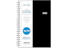 Blue Sky 2022 Weekly & Monthly Planner, 5" x 8", Flexible Cover, Wirebound, Enterprise (131791)