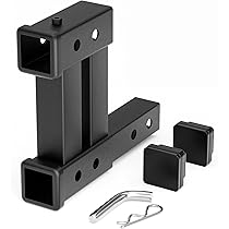 thumbnail image 2 of Ram 1500 Accessories Harbor Freight Dual Hitch Extender 2" Dual Hitch Extender - 4000 LBS Capacity, Drop/Rise Adapter For Trailers & Bike Racks Trailer Hitch Hitch Riser Adapter 2 of 14