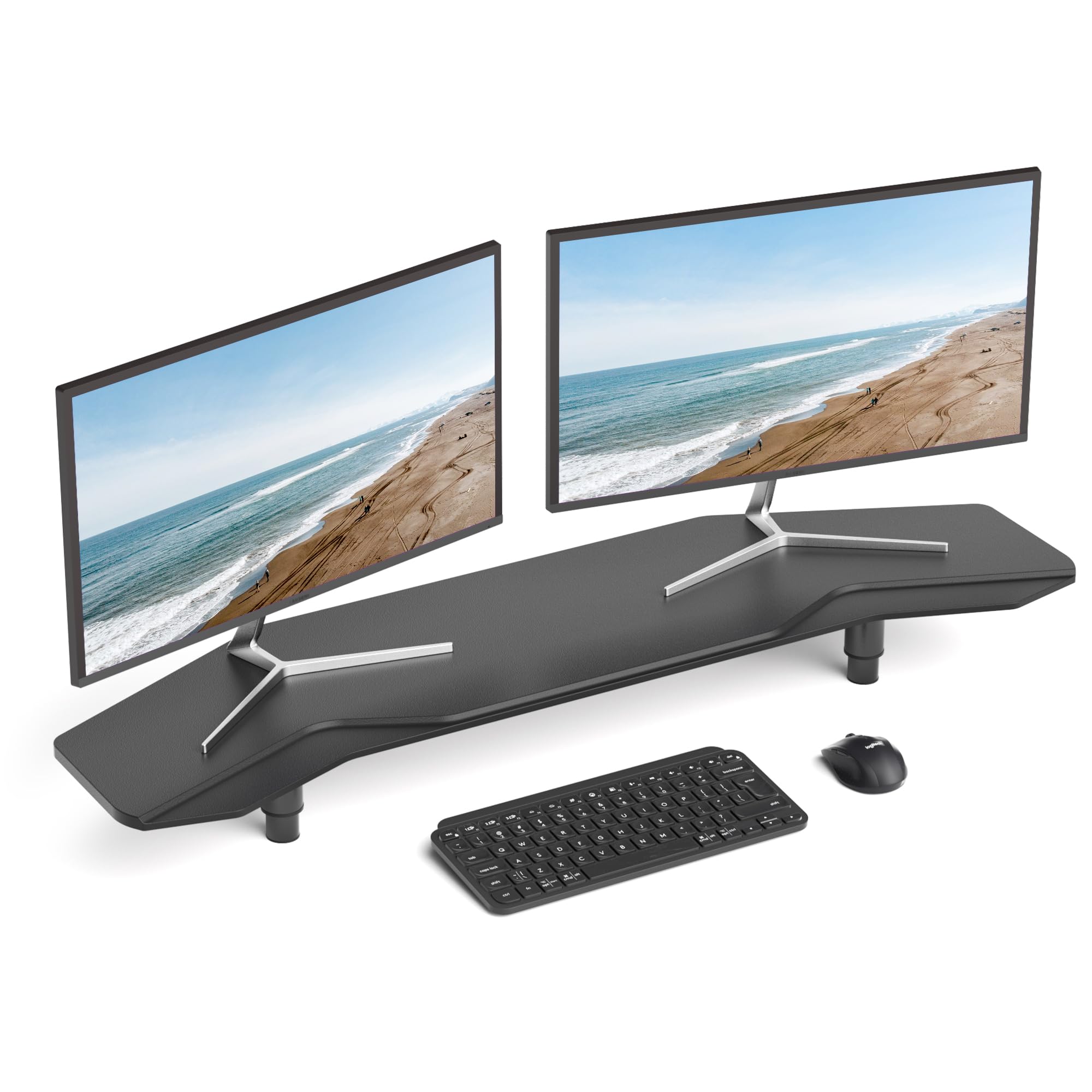 AFOOYO 39.4 Inch Dual Monitor Stand Riser