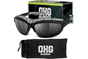 OXG Motorcycle Riding Glasses Goggles for Men, ATV Dirt Bike MTB Goggles Windproof Motorcycle Accessories for Men Women Youth