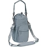sportsnew Water Bottle Holder with Strap 32oz 40oz Insulated Water Bottle Carrier Sling Bag with Phone Pocket Crossbody