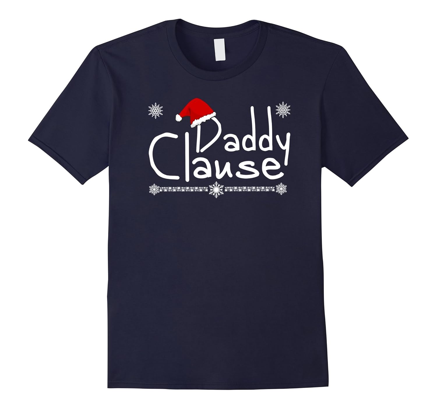 Daddy Clause Funny Holiday T-Shirt-Rose