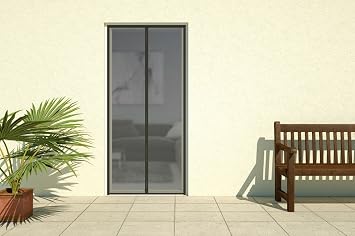 Fliegengitter Vorhang Magnetisch Klettverschluss Smart L100 X H220
