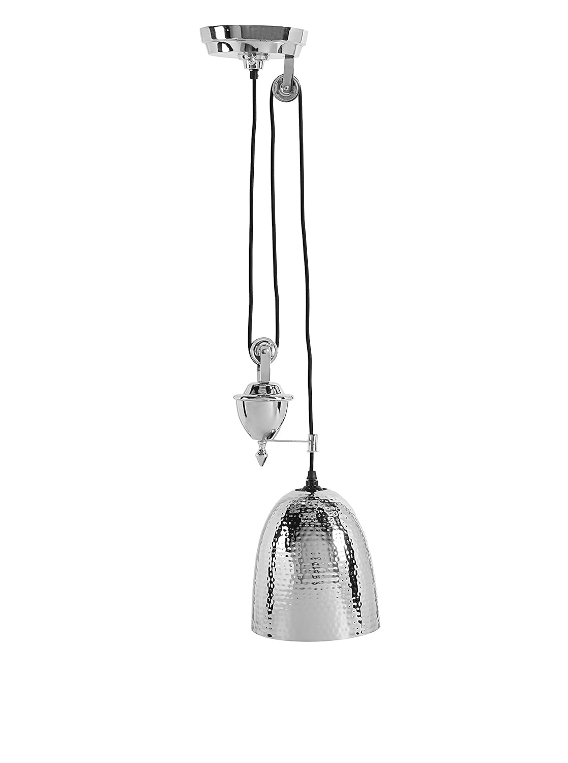 Amazon Com Metal Aadjustable Pulldown Pendant Light 7 5 X34
