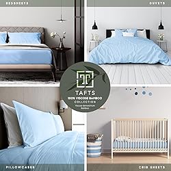 Tafts King Sheets Set, Pure 100% Viscose derived