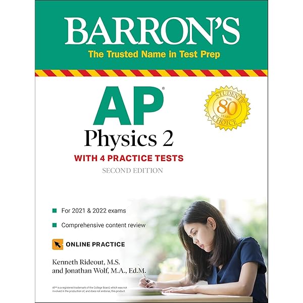 Ap Physics 2 With 4 Practice Tests Barron S Test Prep Rideout M S Kenneth Wolf M A Ed M Jonathan 9781506262116 Amazon Com Books Ap Physics 2 With 4 Practice Tests Barron S Test Prep Rideout M S Kenneth Wolf M A Ed M Jonathan 9781506262116 Amazon Com Books