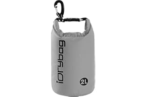 IDRYBAG Dry Bag for Kayaking Waterproof 2L/5L/10L/15L/20L, Small Dry Sack Waterproof Bag for Boating