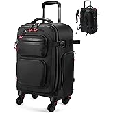 star cloud Rolling Backpack with Wheels - Water-Resistant, Comes with 2 Extra Replacement Wheels, Airline Approved Travel Luggage, Ideal Carry-On Suitcase (Carry on - 20inch)