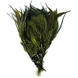 Creative Angler Saddle Hackle for Fly Tying, High-Grade Natural Rooster Feathers, Flies Tying Materials for Fishing